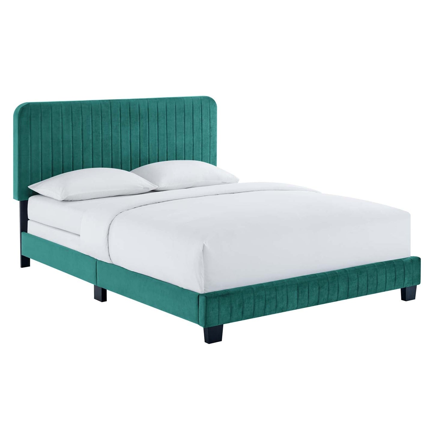 Modway Celine Channel Tufted Performance Velvet Queen Bed | Beds |