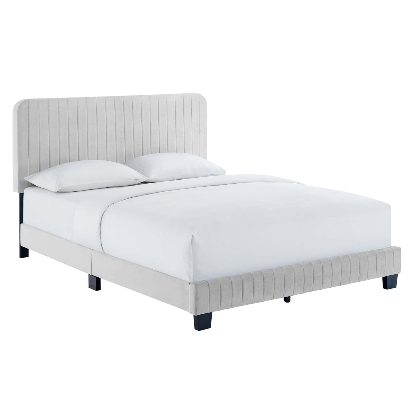Modway Celine Channel Tufted Performance Velvet King Platform Bed | Beds |