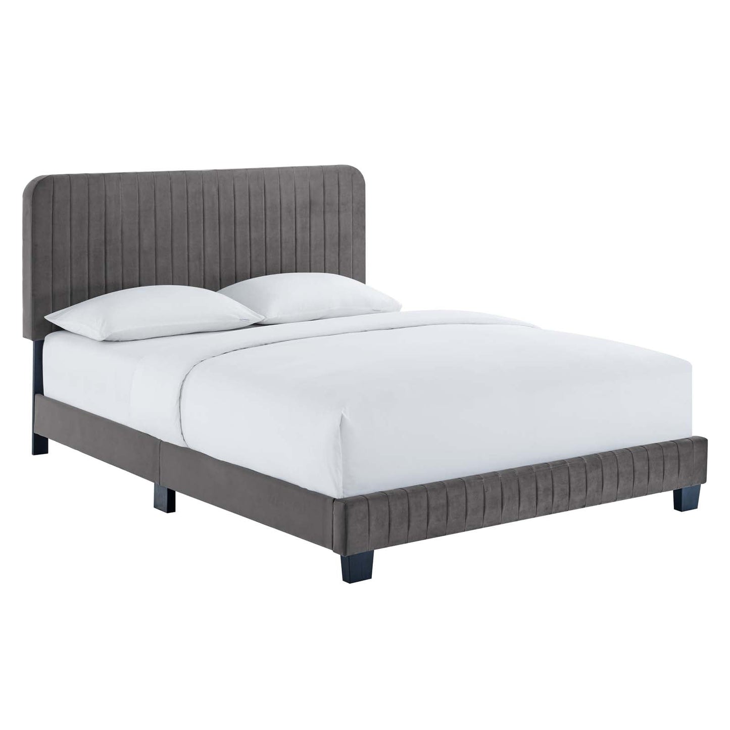 Modway Celine Channel Tufted Performance Velvet Twin Platform Bed | Beds |