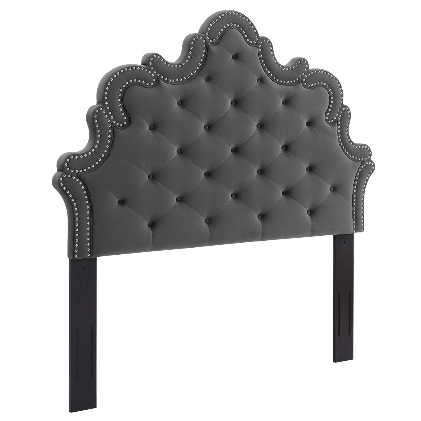 Arabella Button-Tufted Performance Velvet King/California King Headboard By Modway | Headboards - 8