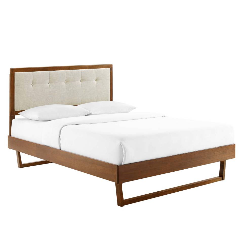 Modway Willow King Wood Platform Bed With Angular Frame | Beds | Modishstore-5