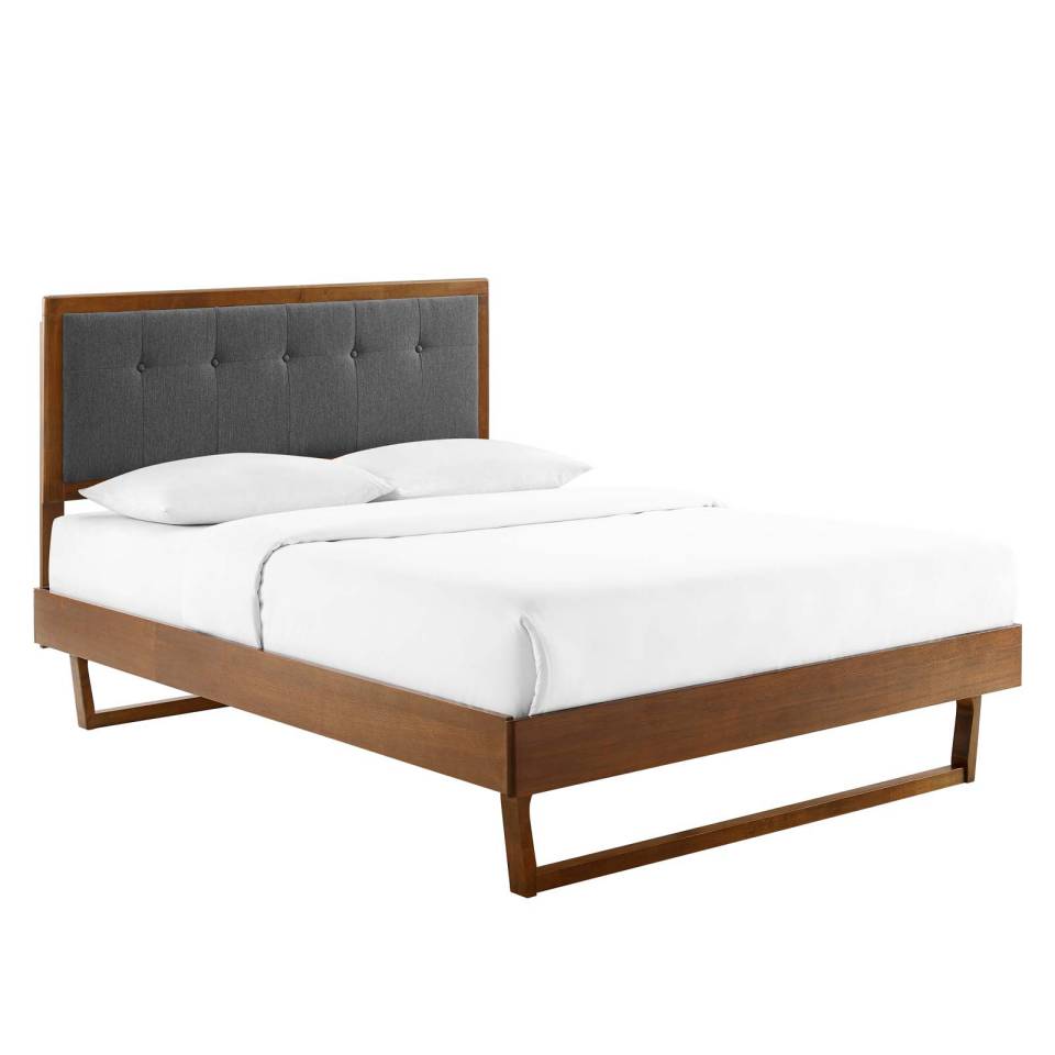 Modway Willow King Wood Platform Bed With Angular Frame | Beds | Modishstore-6