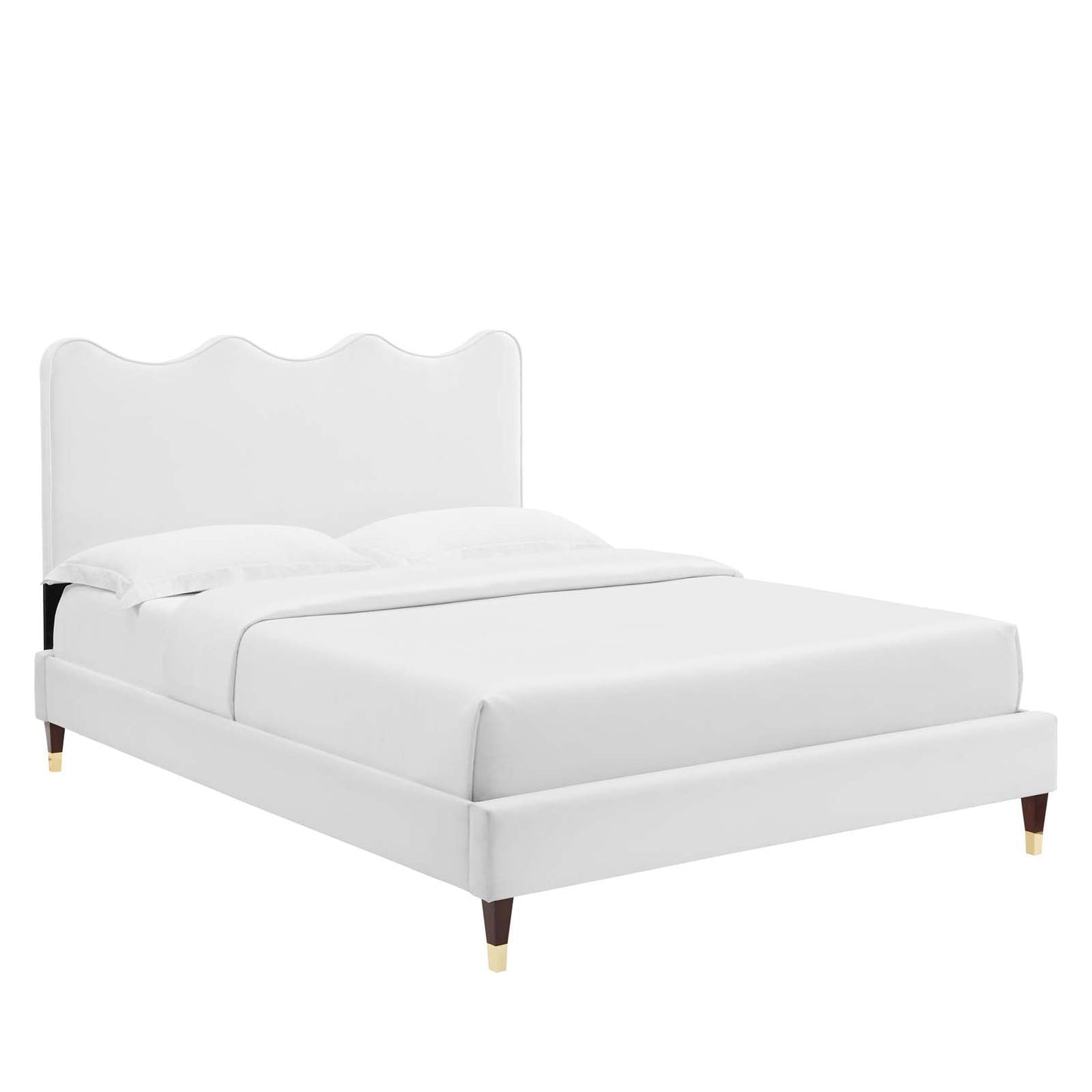 Current Performance Velvet Full Platform Bed By Modway - MOD-6731-CHA | Beds | Modishstore - 8