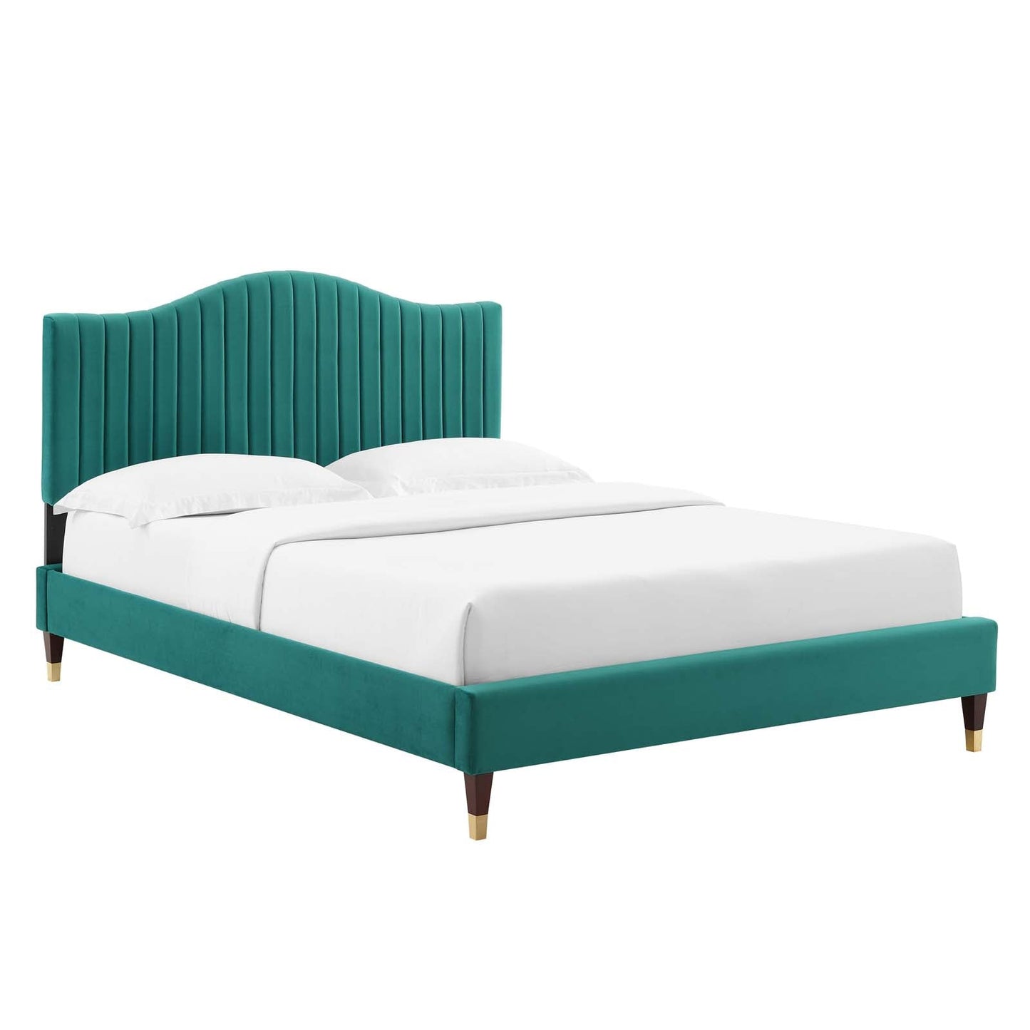 Modway Juniper Channel Tufted Performance Velvet Twin Platform Bed | Beds | Modishstore-4