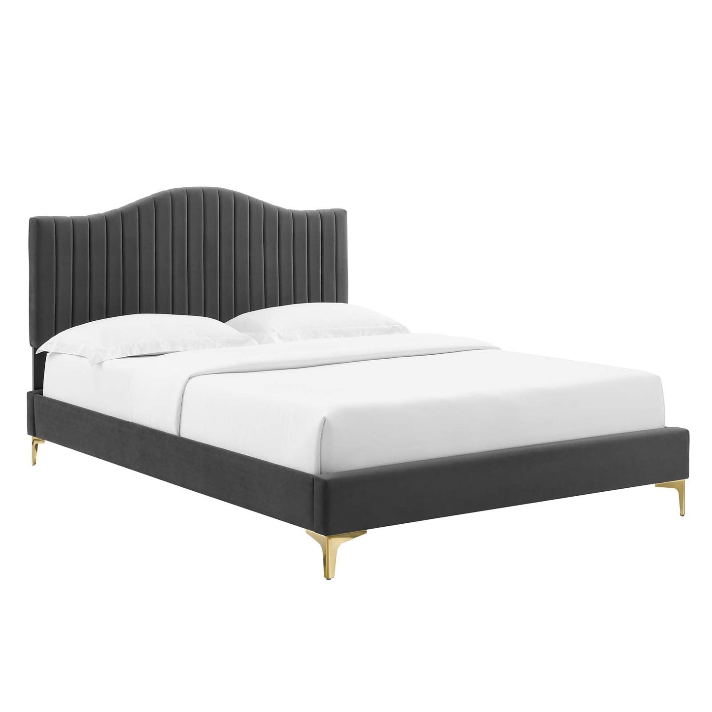 Juniper Channel Tufted Performance Velvet Full Platform Bed By Modway | Beds