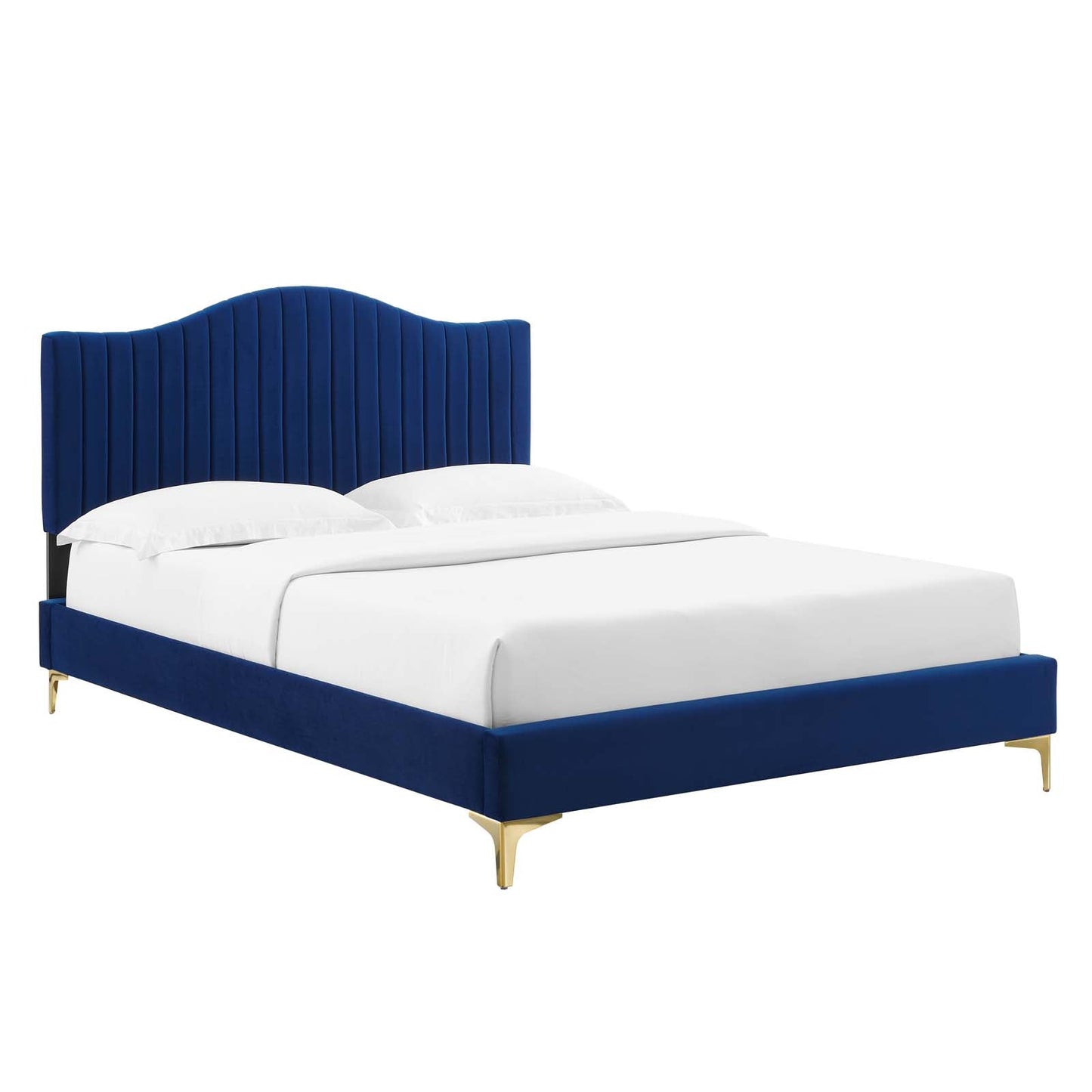 Juniper Channel Tufted Performance Velvet Full Platform Bed By Modway | Beds |