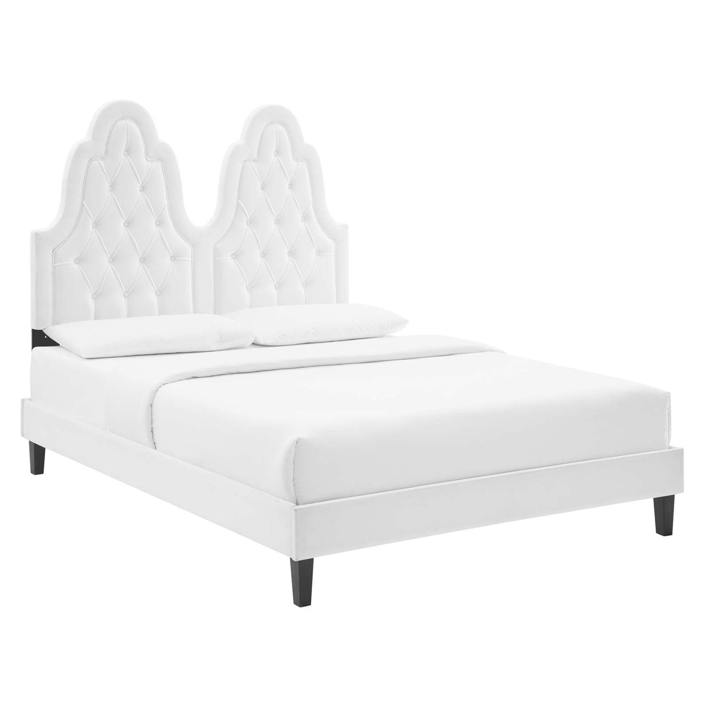 Modway Alexandria Tufted Performance Velvet Queen Platform Bed | Beds |