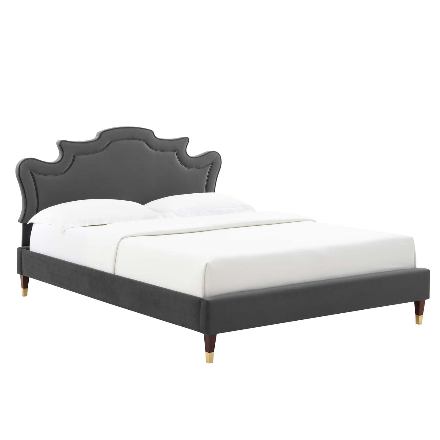 Neena Performance Velvet King Bed By Modway - MOD-6840 | Beds | Modishstore