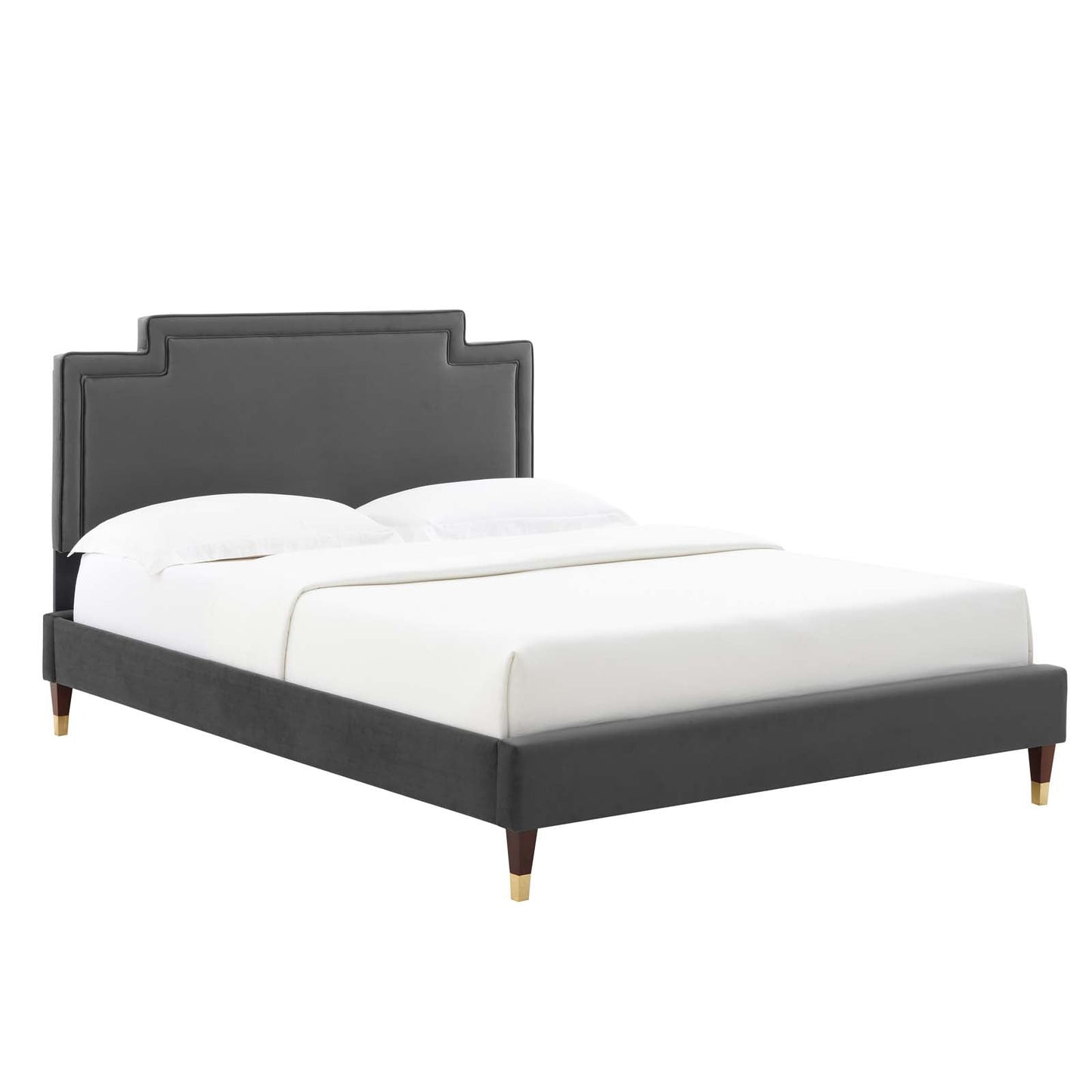 Liva Performance Velvet King Bed By Modway - MOD-6841 | Beds