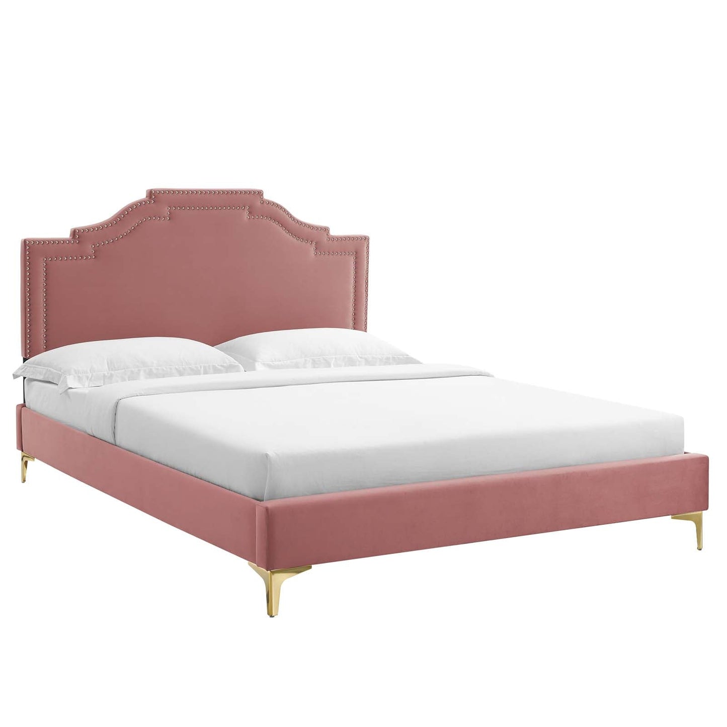 Adelaide Performance Velvet Twin Platform Bed By Modway - MOD-6850 | Beds - 2
