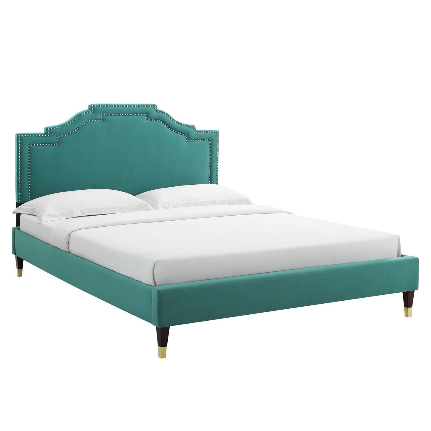 Adelaide Performance Velvet Full Platform Bed By Modway - MOD-6857 | Beds - 7