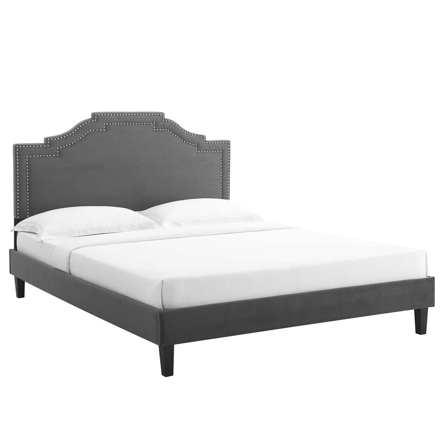 Adelaide Performance Velvet Full Platform Bed By Modway - MOD-6858 | Beds