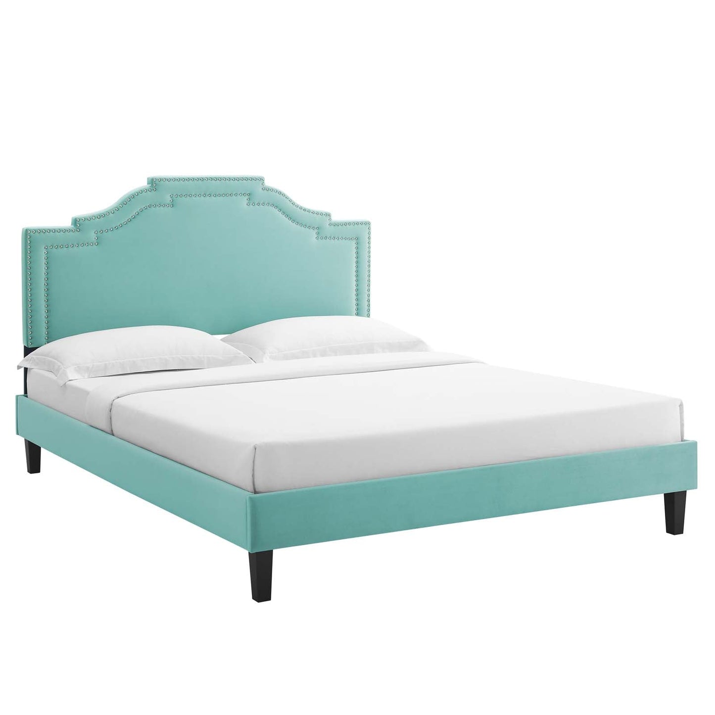 Adelaide Performance Velvet Full Platform Bed By Modway - MOD-6858 | Beds - 4