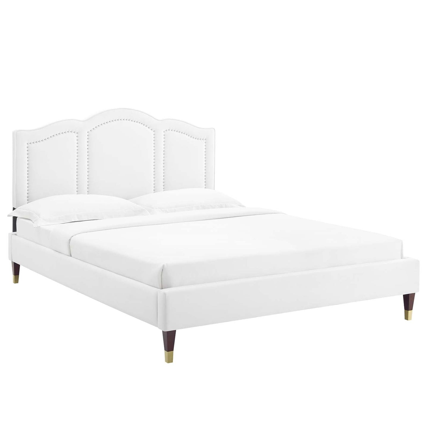 Emerson Performance Velvet King Platform Bed By Modway - MOD-6860 | Beds - 8