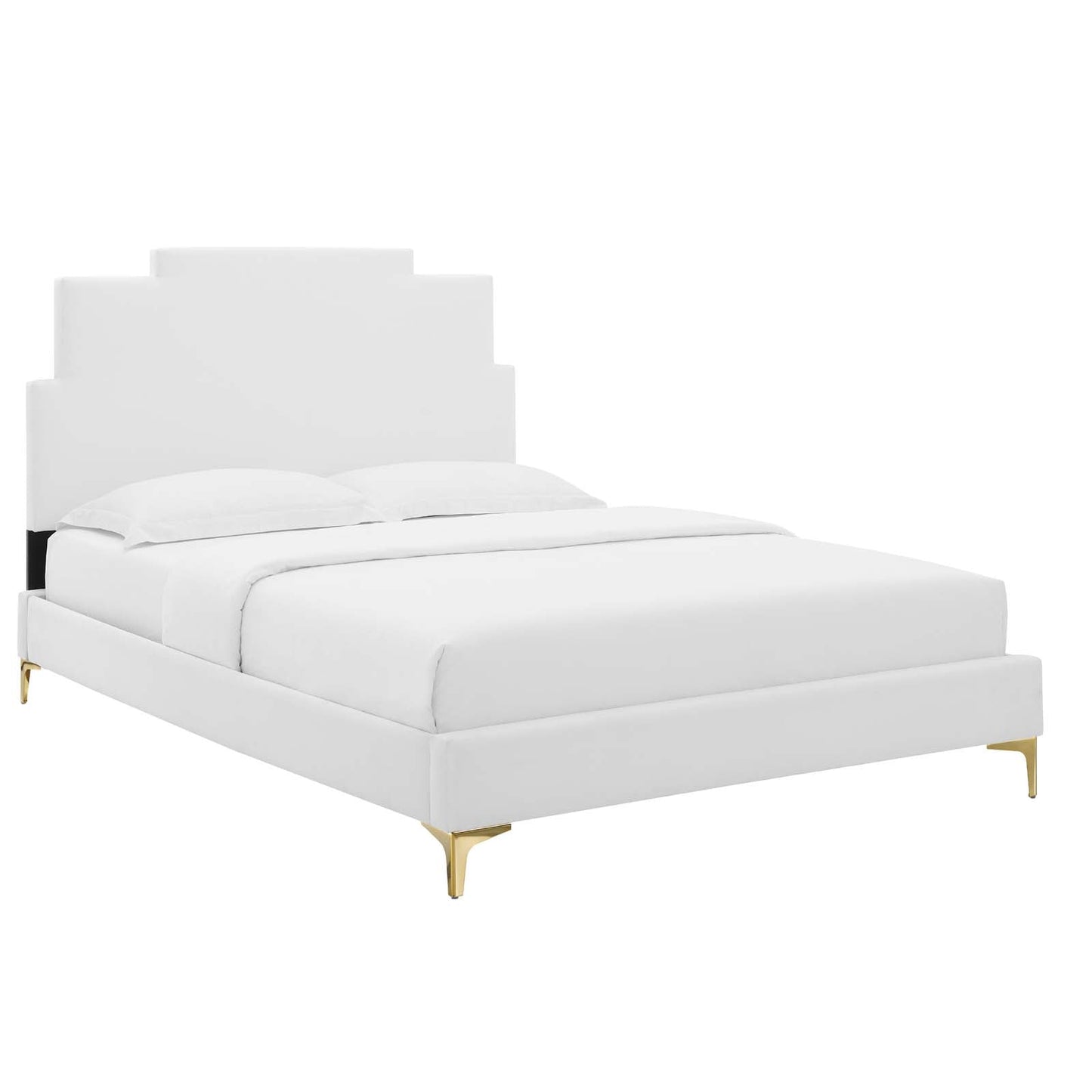 Lindsey Performance Velvet Twin Platform Bed By Modway | Beds |