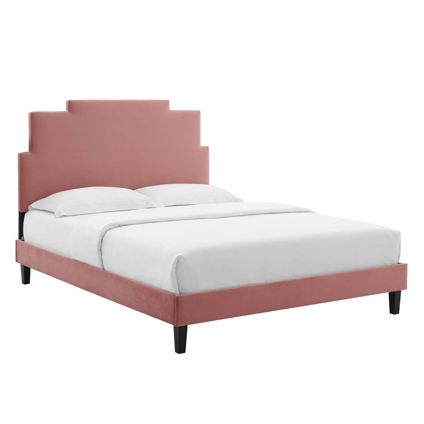 Lindsey Performance Velvet Twin Platform Bed By Modway | Beds |