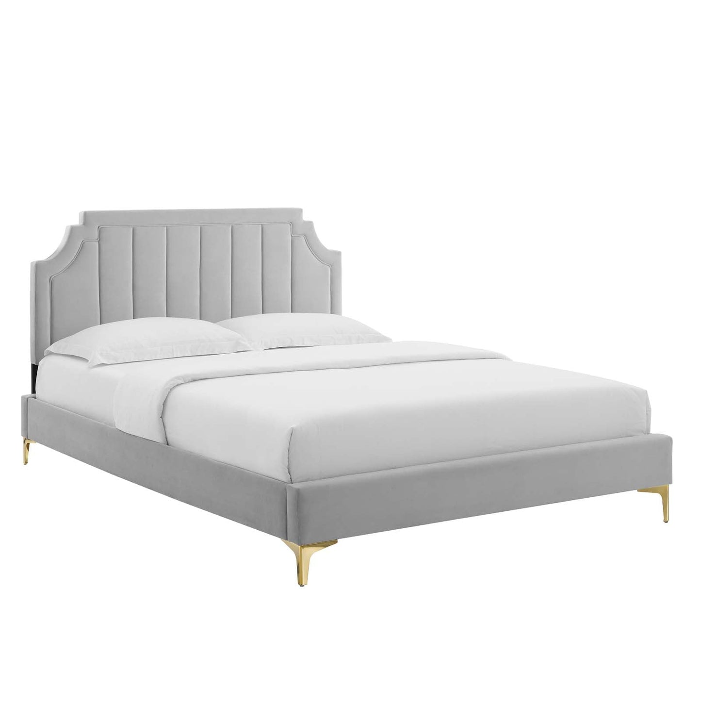 Modway Sienna Performance Velvet Twin Platform Bed | Beds | Modishstore-3