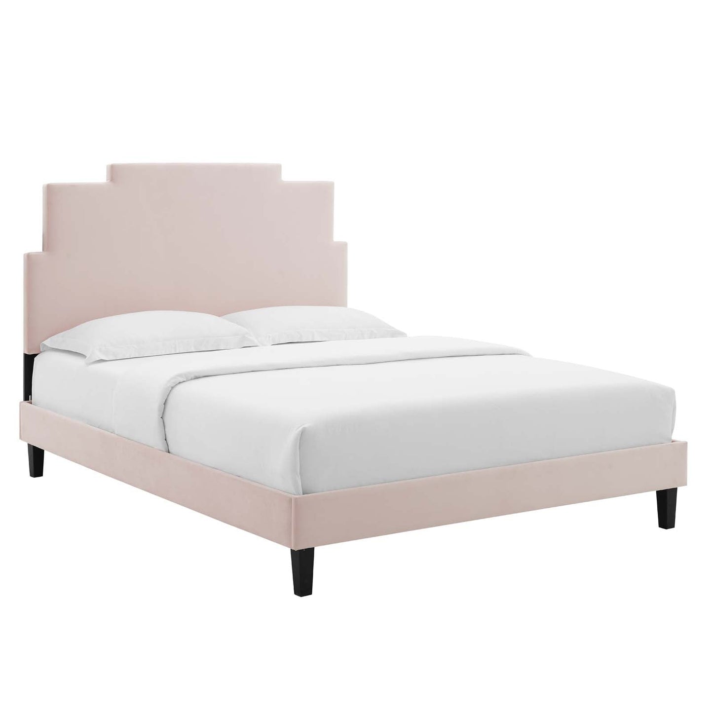 Modway Lindsey Performance Velvet King Platform Bed | Beds | Modishstore-6