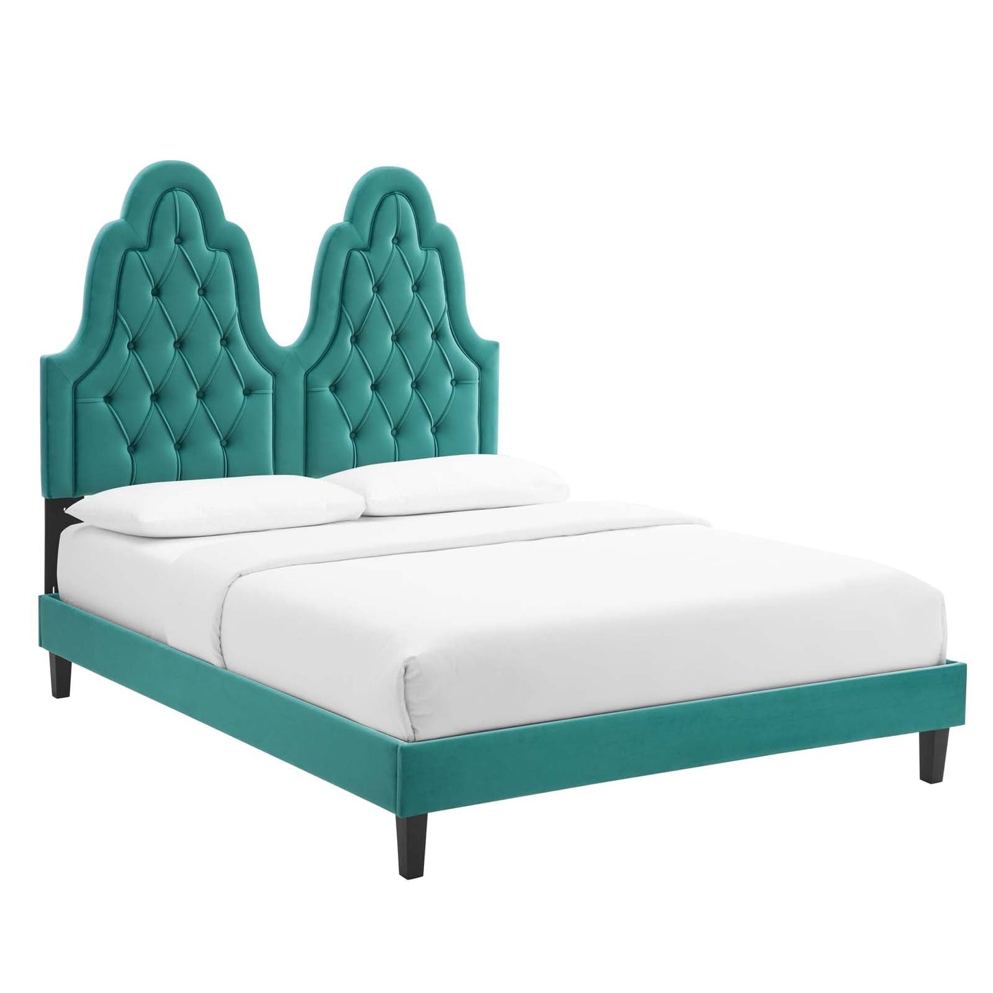 Modway Alexandria Tufted Performance Velvet King Platform Bed | Beds |