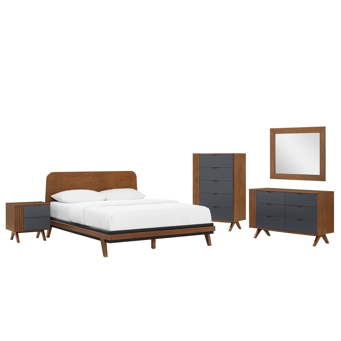 Dylan 5 Piece Bedroom Set By Modway | Bedroom Sets