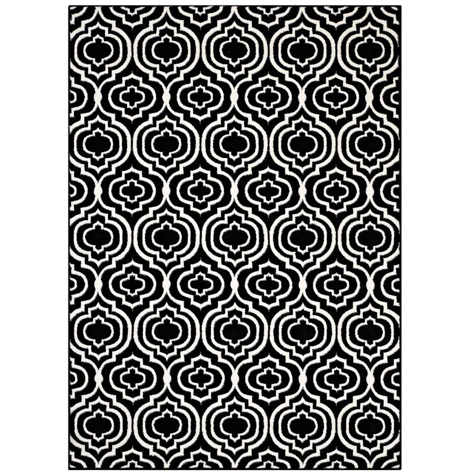 Modway Frame Transitional Moroccan Trellis 8x10 Area Rug | Rugs