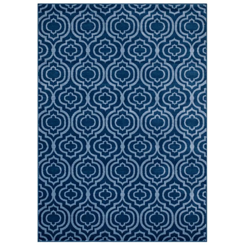 Modway Frame Transitional Moroccan Trellis 8x10 Area Rug | Rugs |