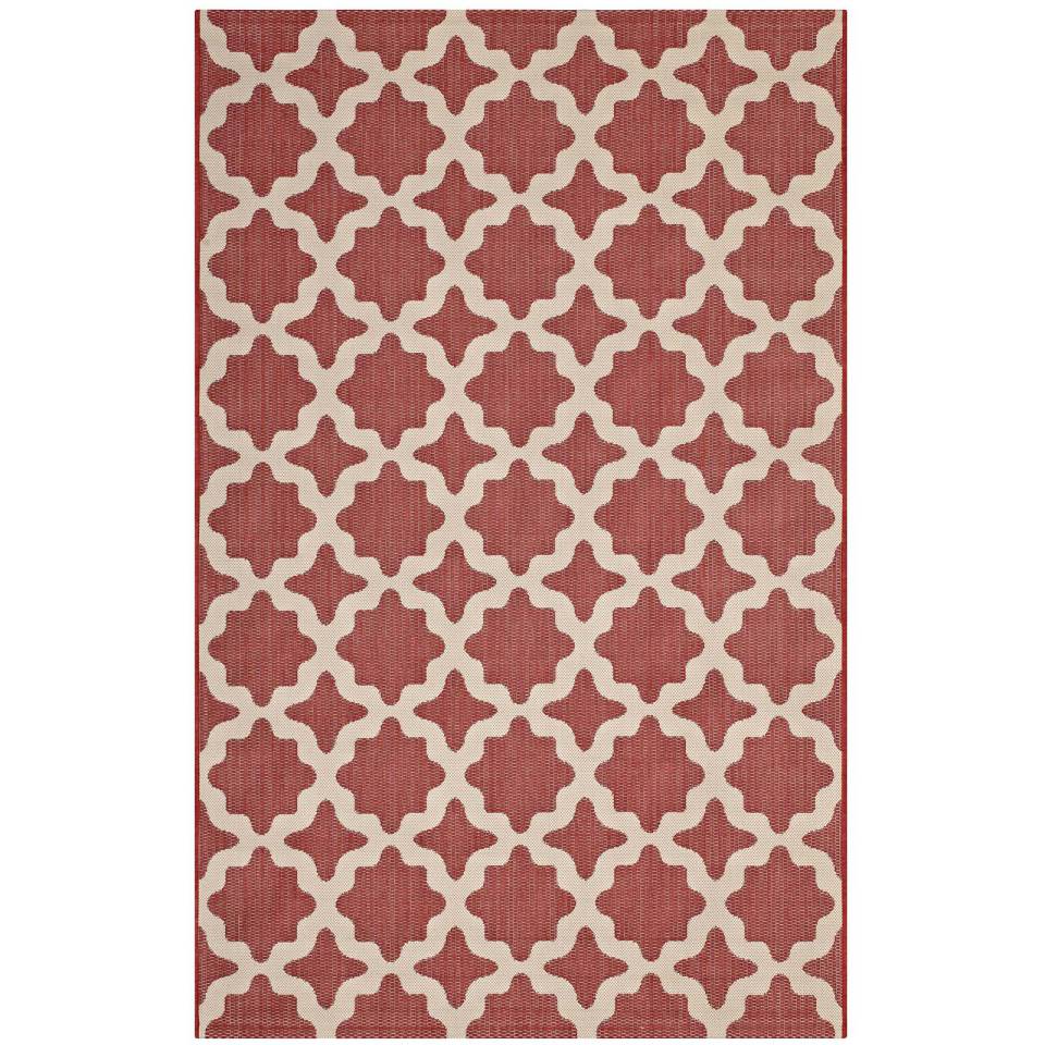 Modway Cerelia Moroccan Trellis 8x10 Indoor and Outdoor Area Rug | Rugs |