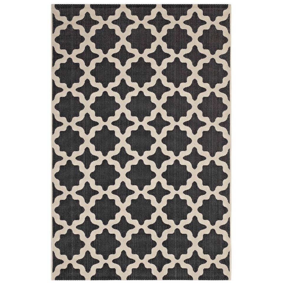 Modway Cerelia Moroccan Trellis 8x10 Indoor and Outdoor Area Rug | Rugs |