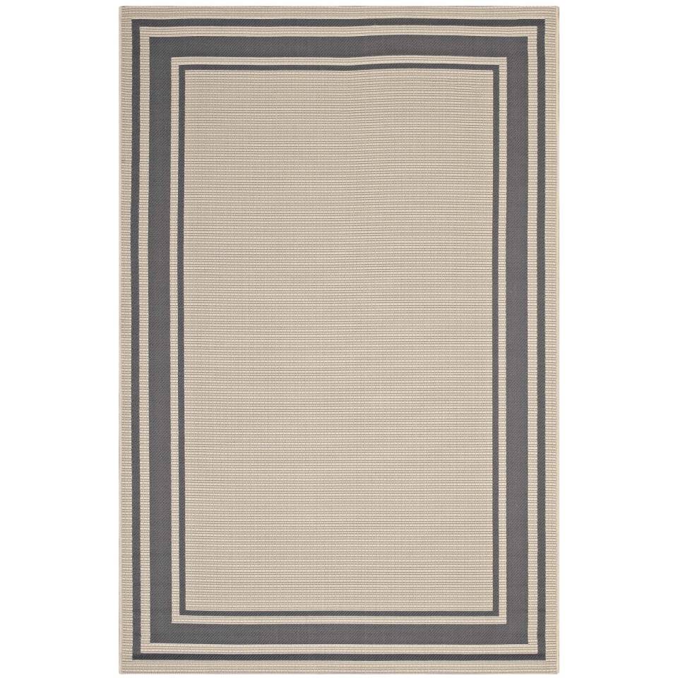 Modway Rim Solid Border 8x10 Indoor and Outdoor Area Rug | Rugs | Modishstore-3