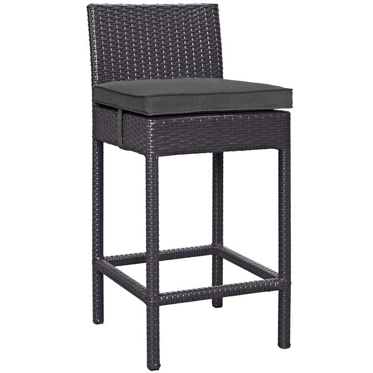 Modway Convene Outdoor Patio Bar Stool | Outdoor Stools & Benches | 