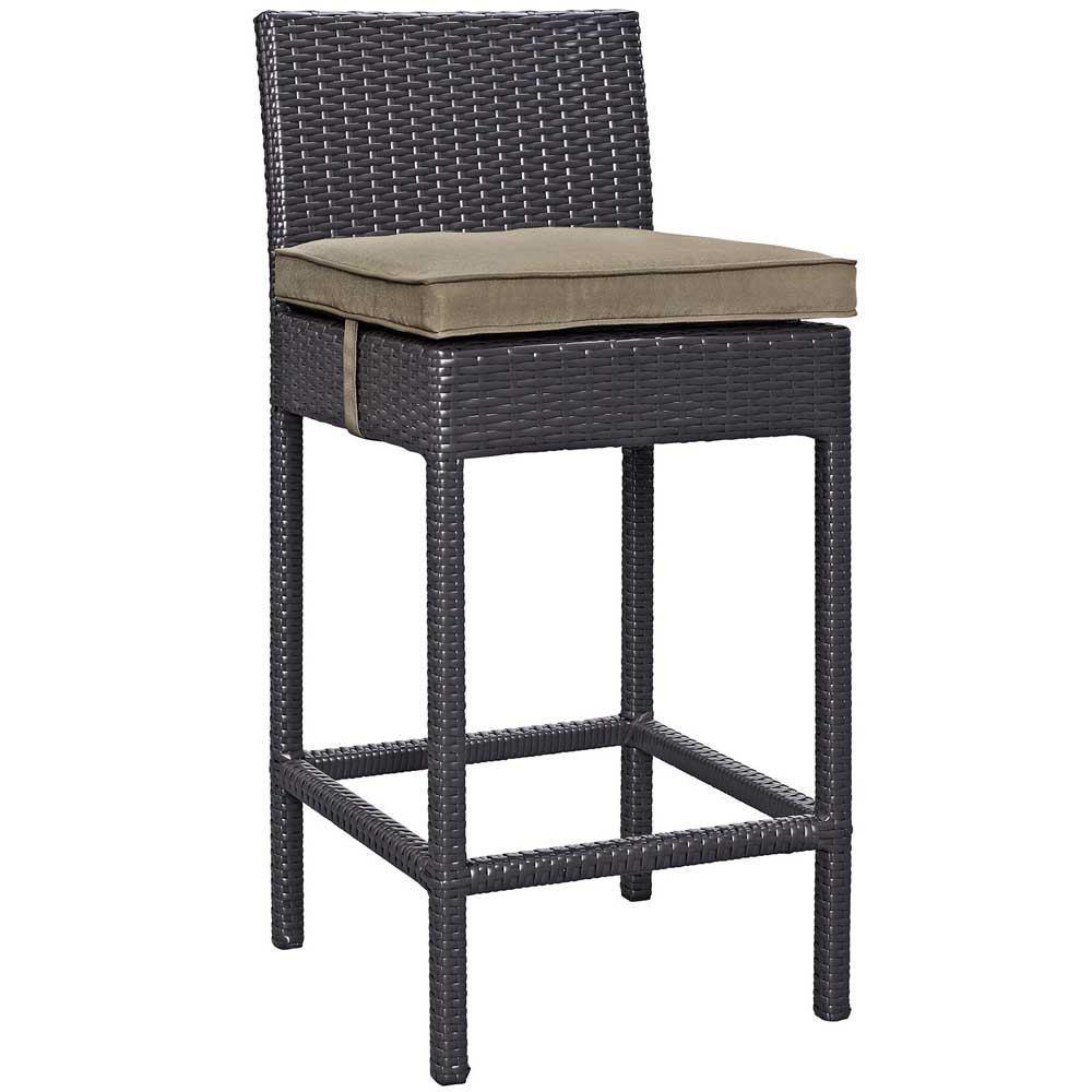 Modway Convene Outdoor Patio Bar Stool | Outdoor Stools & Benches | 