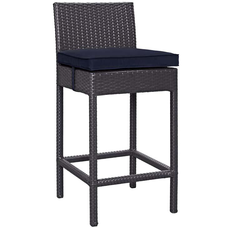 Modway Convene Outdoor Patio Bar Stool | Outdoor Stools & Benches | 