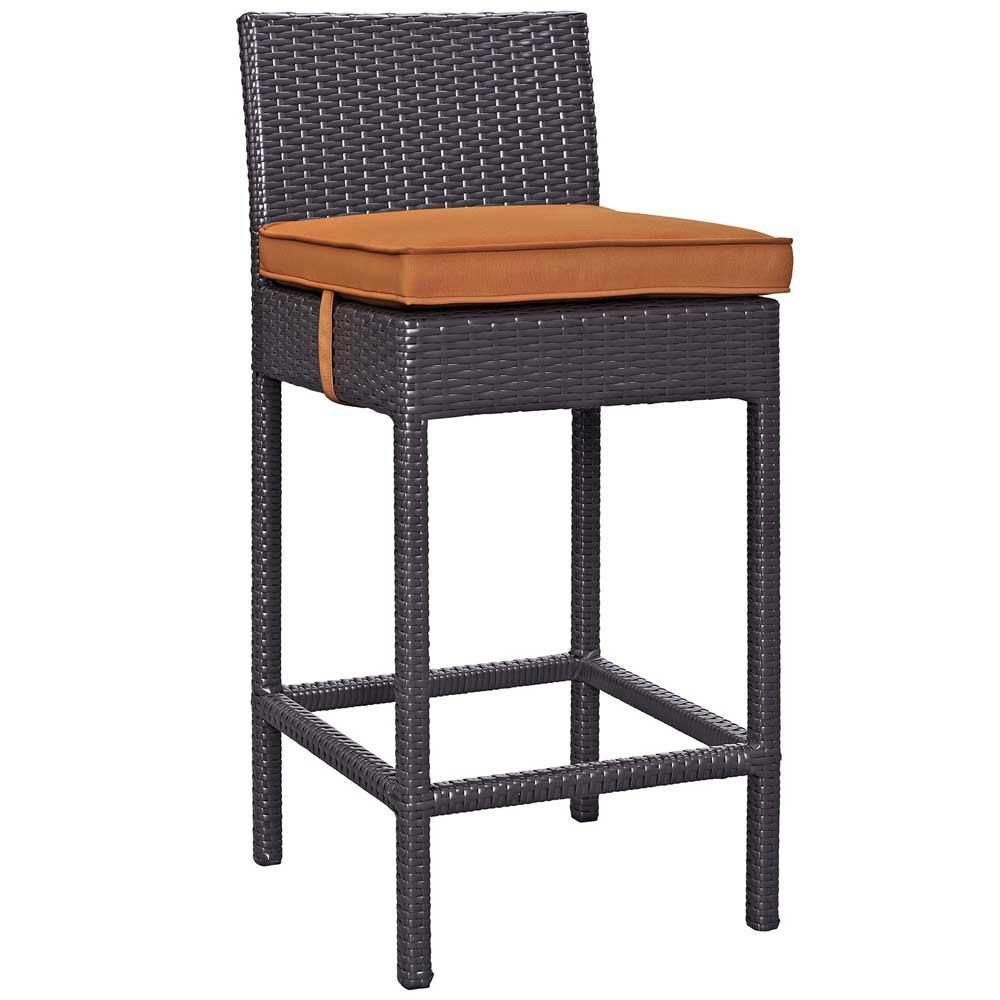 Modway Convene Outdoor Patio Bar Stool | Outdoor Stools & Benches | 