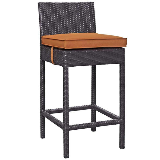 Modway Convene Outdoor Patio Bar Stool | Outdoor Stools & Benches | 