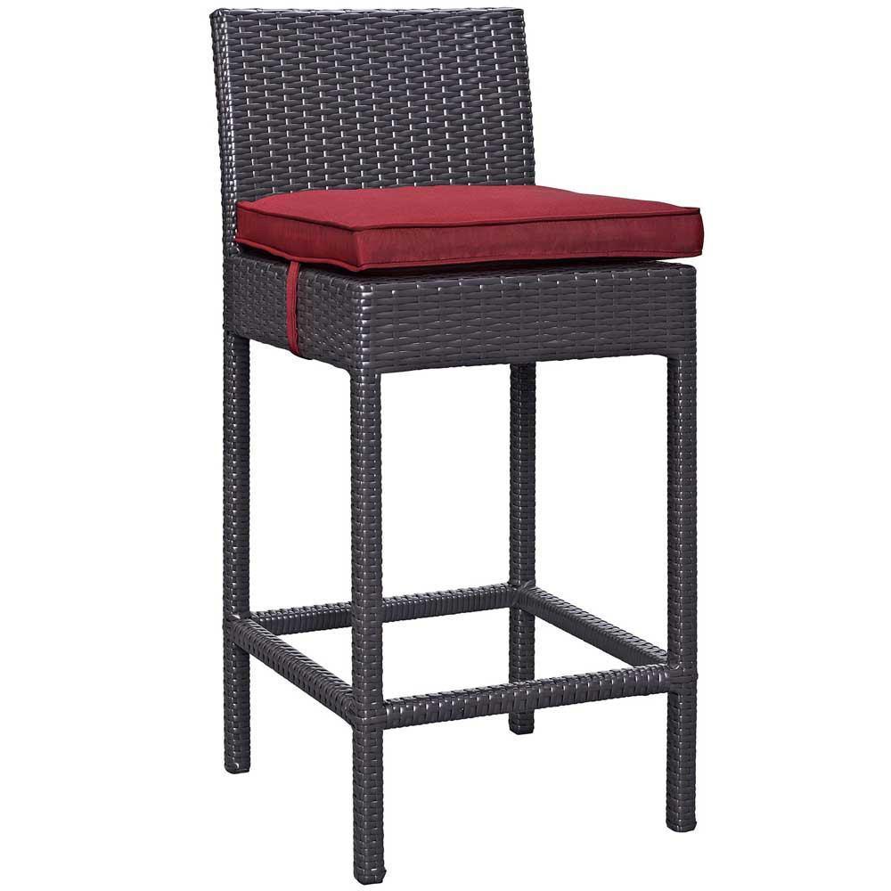 Modway Convene Outdoor Patio Bar Stool | Outdoor Stools & Benches | 
