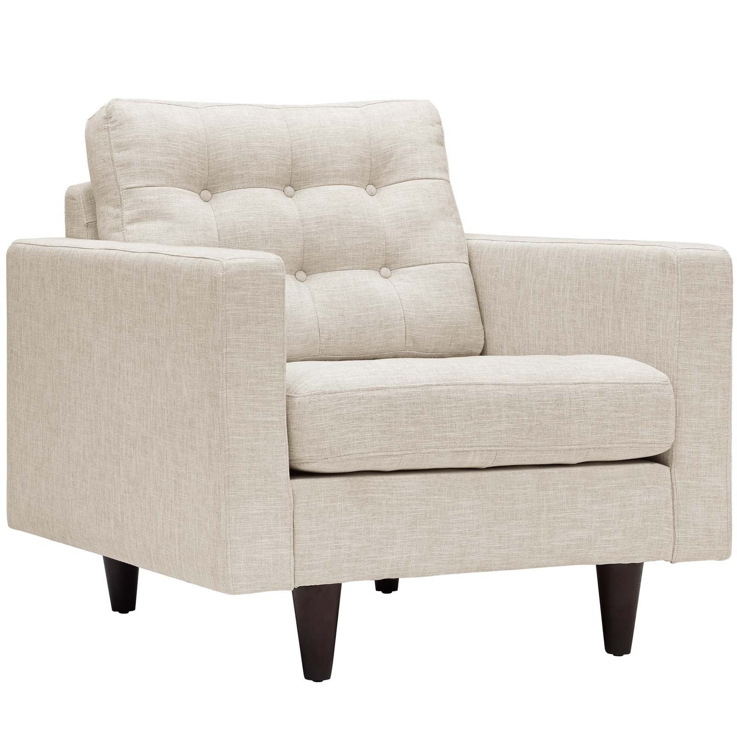 Modway Empress Upholstered Armchair | Armchairs | 