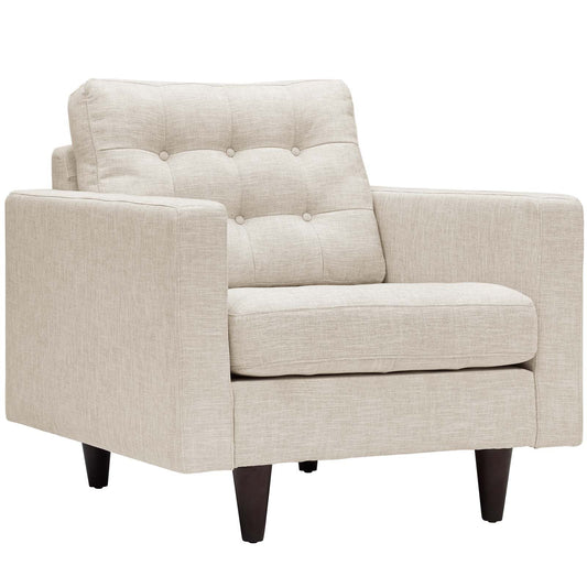 Modway Empress Upholstered Armchair | Armchairs | 