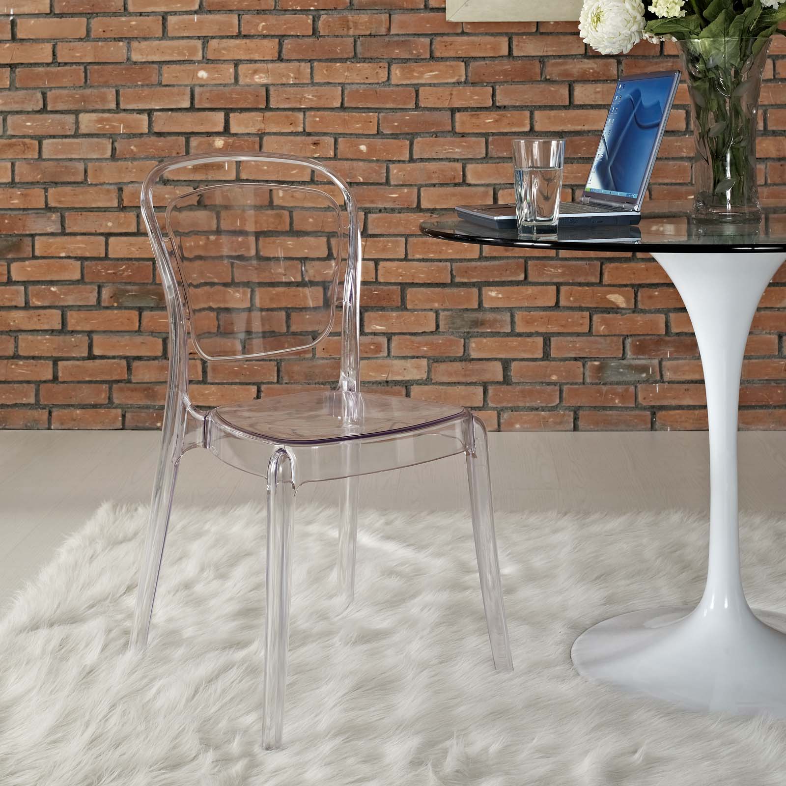 Modway Entreat Dining Side Chair - Clear | Dining Chairs