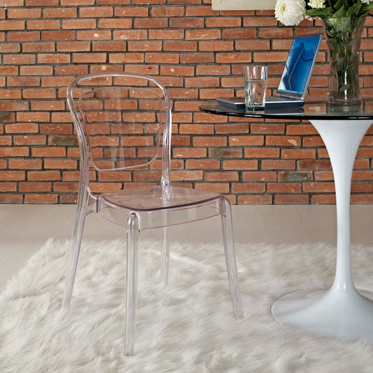 Modway Entreat Dining Side Chair - Clear | Dining Chairs
