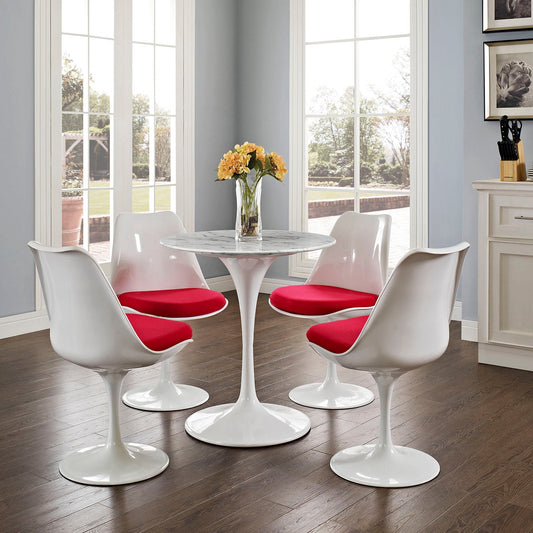 Modway Lippa 28" Round Artificial Marble Dining Table | Dining Tables | Modishstore