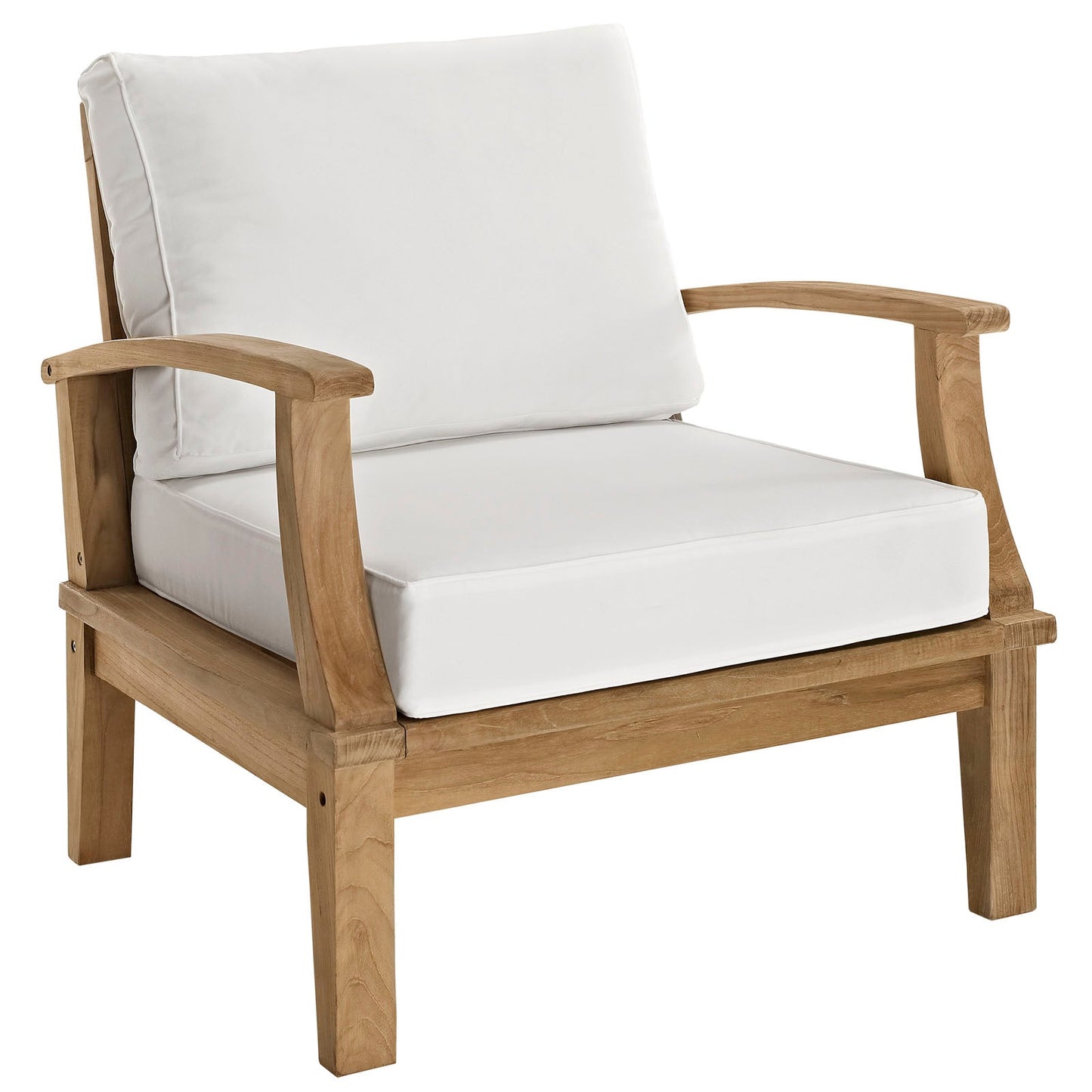Marina Outdoor Patio Teak Armchair By Modway | Outdoor Chairs | 