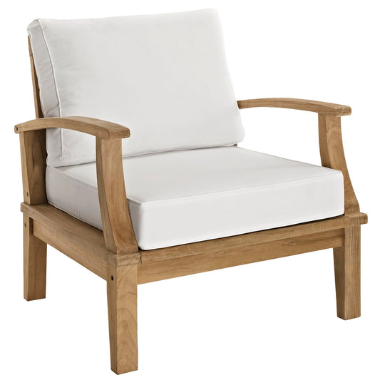 Marina Outdoor Patio Teak Armchair By Modway | Outdoor Chairs | 