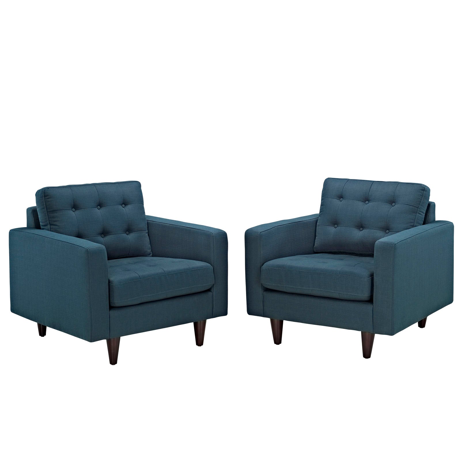 Modway Empress Armchair Upholstered - Set of 2 | Armchairs | 