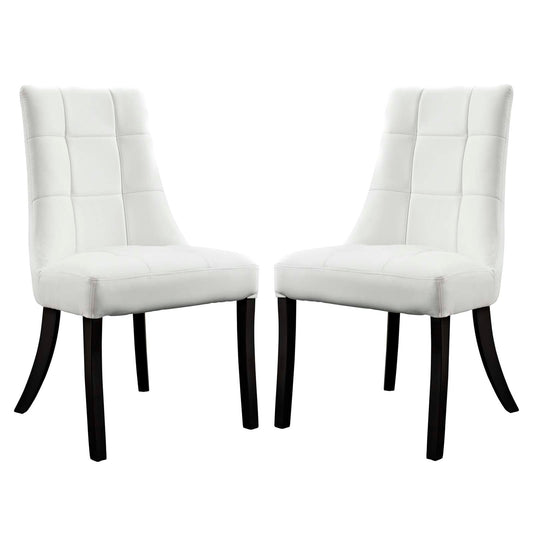 Modway Noblesse Vinyl Dining Chair - Set of 2 - EEI-1298 | Dining Chairs | Modishstore-1