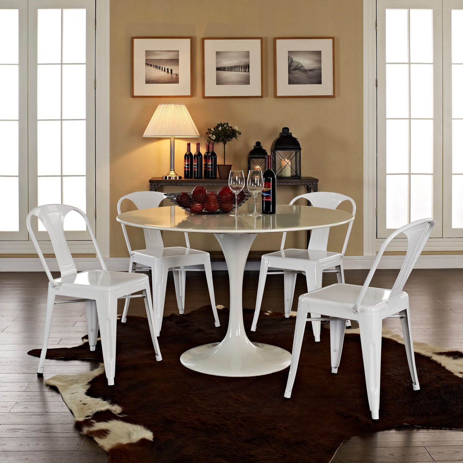 Reception Dining Side Chair Set of 4 By Modway - EEI-1302 | Dining Chairs | Modishstore