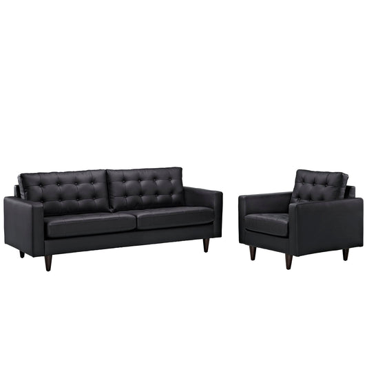 Modway Empress Sofa and Armchair - Set of 2 | Sofas | 