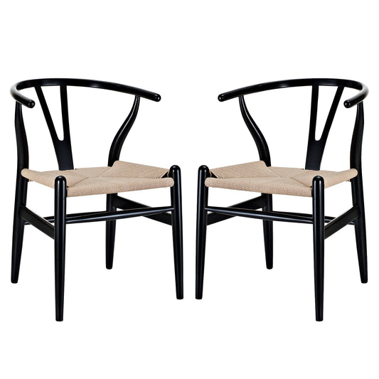 Amish Dining Armchair Set Of 2 By Modway - EEI-1319 | Dining Chairs