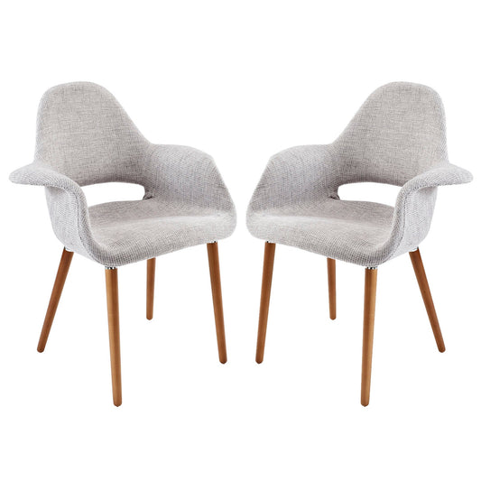 Modway Taupe Dining Armchair - Set of 2 | Dining Chairs | Modishstore-6