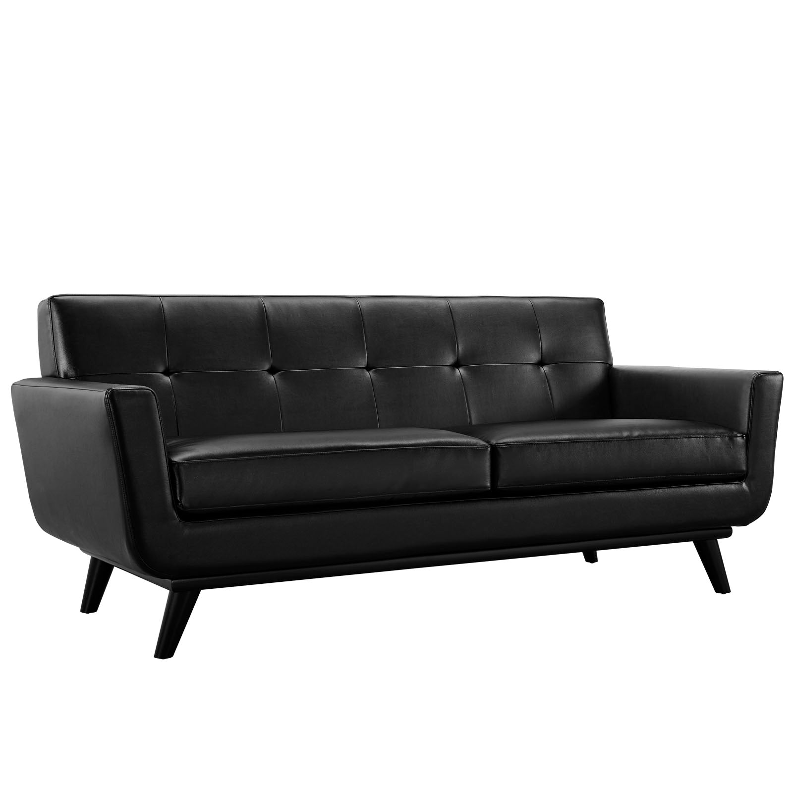 Engage Bonded Leather Loveseat By Modway - EEI-1337 | Loveseats