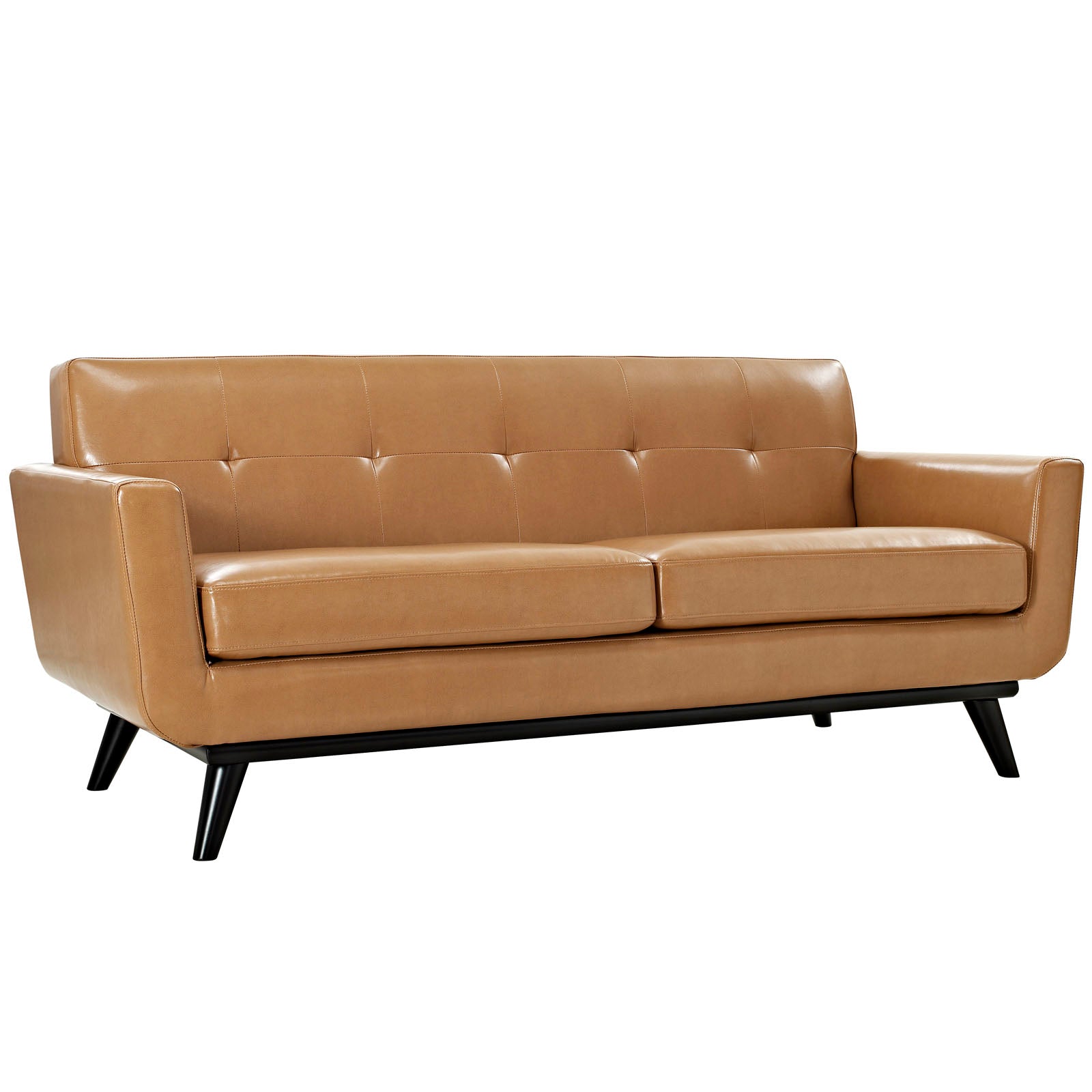 Engage Bonded Leather Loveseat By Modway - EEI-1337 | Loveseats - 2